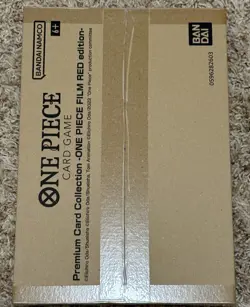 One Piece TCG Premium Card Collection Film Red Edition English SEALED - Image 1