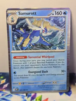 Samurott - Pokemon TCG White Flare Holo Rare Pokemon Card 023/086 - Image 1