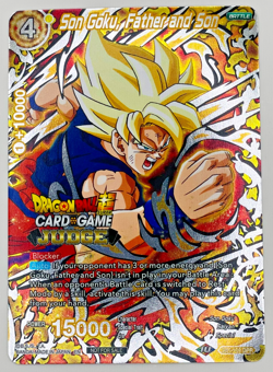 Son Goku Father And Son | DPR | Judge Stamp Foil Dragon Ball Super Card Game NM - Image 1