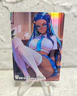 Nessa Trading Card Waifu Goddess Story Anime Girl holo Karte Manga Full Art - Image 1