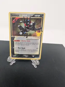 Greninja Gold Star Celebrations Promo SWSH144 Pokemon Card NM - Image 1