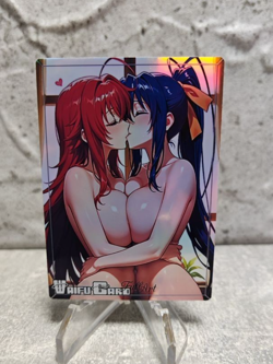 Rias Gremory Trading Card Waifu Goddess Story Anime Girl holo Karte Manga Full - Image 1