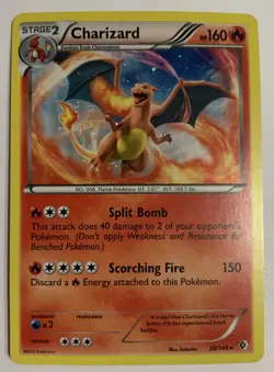 Pokemon TCG Charizard Trading Card Boundaries Crossed 20/149 Holo - Image 1