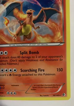 Pokemon TCG Charizard Trading Card Boundaries Crossed 20/149 Holo - Image 4