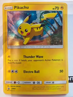Pokemon Pikachu SM81 SM86 Sun & Moon Black Star Promo Holo LP 2 Cards - Image 2