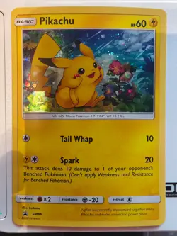 Pokemon Pikachu SM81 SM86 Sun & Moon Black Star Promo Holo LP 2 Cards - Image 4