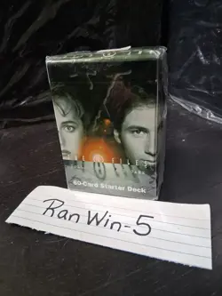 THE X-FILES 1996 COLLECTIBLE CARD GAME 60 CARD STARTER DECK NEW & SEALED - Image 1