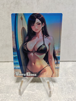 Tifa Trading Card Waifu Goddess Story Anime Girl holo Karte Manga Full Art - Image 1