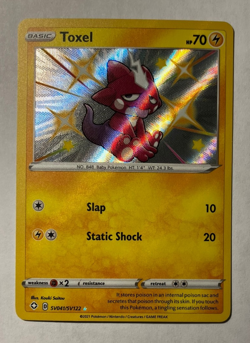 Toxel SV041/SV122 Shining Fates Shiny Holo Rare Pokemon Card NM - Image 1