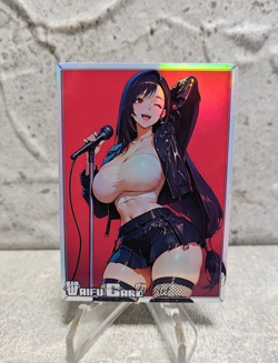 Tifa Trading Card Waifu Goddess Story Anime Girl holo Karte Manga Full Art - Image 1