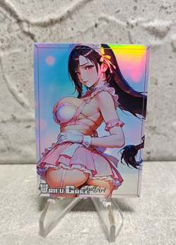 Tifa Trading Card Waifu Goddess Story Anime Girl holo Karte Manga Full Art - Image 1