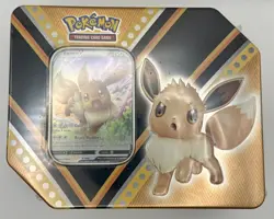 Nintendo Pokemon V Powers Tin Trading Card Game Eevee SEALED - Image 1