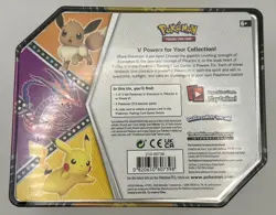 Nintendo Pokemon V Powers Tin Trading Card Game Eevee SEALED - Image 2