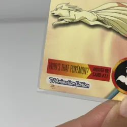 Ninetails (Ninetales) #38 Pokemon Topps Series 1 Card (Black Label)MP - Image 4