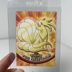 Ninetails (Ninetales) #38 Pokemon Topps Series 1 Card (Black Label)MP - Image 5