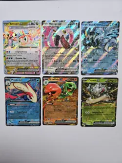 6x Pokemon TCG Card Surging Sparks Ex Bundle - Incl. 037/191 042/191 142/191 - Image 1