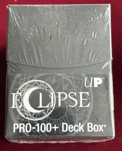 JET BLACK Ultra Pro Eclipse Pro-100+ Deck Box - Image 1