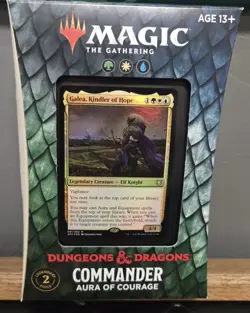 Magic the Gathering D&D Aura Of Courage Commander Deck NIB Free Shipping! 630509982677 - Image 1