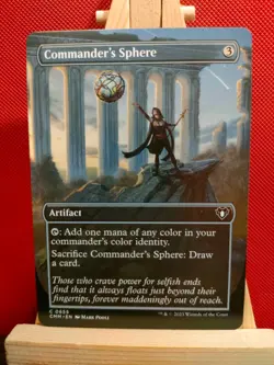 Commander's Sphere (Borderless) - Commander Masters - Common - NM - MTG - Image 1