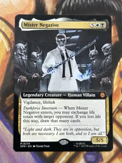 Mister Negative (Borderless) #0274 MTG Marvel Spider-Man Regular Mythic - NM/M - Image 1