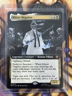 Mister Negative (Borderless) #0274 MTG Marvel Spider-Man Regular Mythic - NM/M - Image 3