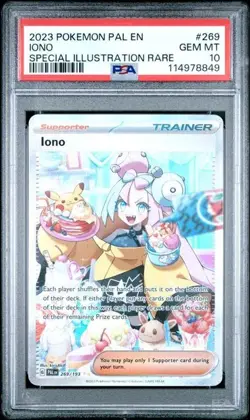 2023 POKEMON PAL EN-PALDEA EVOLVED #269 IONO SPECIAL ILLUSTRATION RARE - Image 1