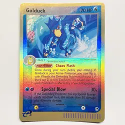 Pokemon Card Golduck 17/100 Reverse Holo EX Sandstorm Mint - Image 1