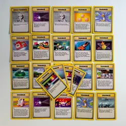 24x Pokemon Karten WOTC Trainer Sammlung gemischt div. Set TCG non Holo /W3 - Image 2