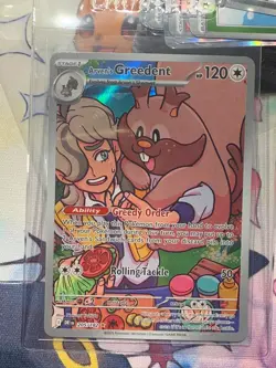 Pokemon - Arven's Greedent 205/182 Illustration Rare - S&V Destined Rivals - NM - Image 3