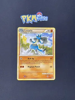 Pokemon TCG Lucario Unleashed 19/95 Regular Rare LP. - Image 1