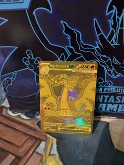 Pokemon TCG Phantasmal Flames Gold Charizard Hyper Rare 130/094 Print Lines - Image 4