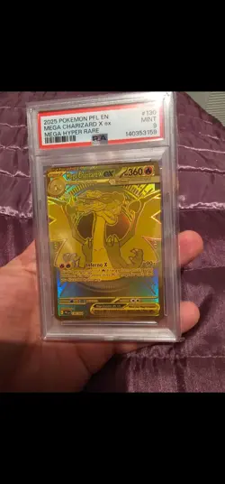 Pokemon TCG - Mega Charizard X EX 130/094 Hyper Rare - Phantasmal Flames - PSA 9 - Image 2