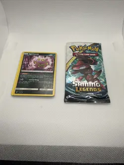 Unsealed Open Pokemon Sun & Moon Shining Legends Pack English Random Art NM+ - Image 1