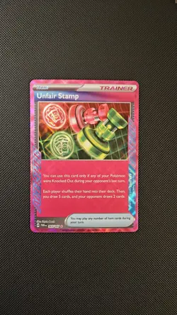 Pokemon TCG Unfair Stamp 165/167 ACE SPEC Rare - Image 1