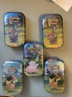 Pokemon; Ascended Heroes; Mini Tins; Lot of 5; Sealed/New; Ships Free! - Image 1