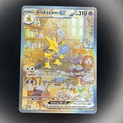 Pokemon TCG Alakazam ex Scarlet & Violet 151 201/165 SIR Full Art Holo 310 HP - Image 1