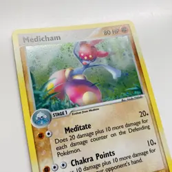 Pokemon TCG ex Hidden Legends Medicham 10/101 Holo Rare Mint - Image 3
