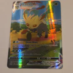 Leafeon VMAX Alternate Art Secret Rare Holo 205/203 Evolving Skies Pokemon TCG - Image 1