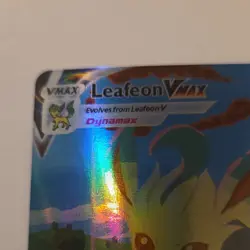 Leafeon VMAX Alternate Art Secret Rare Holo 205/203 Evolving Skies Pokemon TCG - Image 3