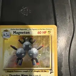 Pokemon TCG Magneton Base Set 2 9/130 Holo Rare - Image 2