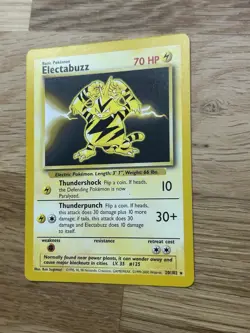 Pokemon TCG Electabuzz Base Set 20/102 Regular 1999-2000 Wizards Base Set NM LP - Image 2