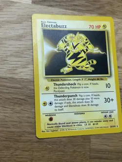 Pokemon TCG Electabuzz Base Set 20/102 Regular 1999-2000 Wizards Base Set NM LP - Image 3