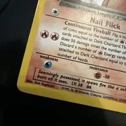 Pokemon Dark Charizard TCG Team Rocket Holo Card 4/82 - Image 2