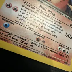 Pokemon Dark Charizard TCG Team Rocket Holo Card 4/82 - Image 3