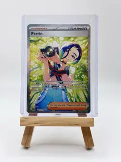 Pokemon Perrin Full Art Holo Card 220/167 Twilight Masquerade Illustration Rare - Image 1
