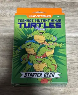 UniVersus TCG: TMNT Teenage Mutant Ninja Turtles 60 Card Starter Deck Box - Image 1