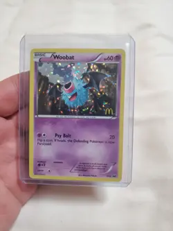 LP Woobat 7/12 Holo McDonald's Promos 2012 Pokemon Card - Image 1