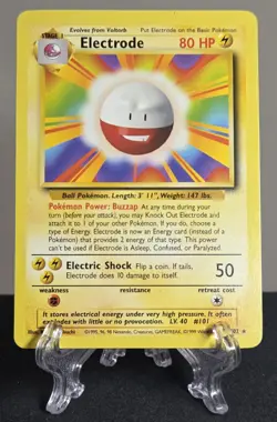Electrode - 21/102 - Pokemon Base Set Unlimited Rare Card WOTC LP - Image 1
