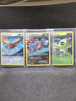 Lot of 3 - XY Era Holo + Promo Cards Fearow,salamence,celebi. Nm - Image 1