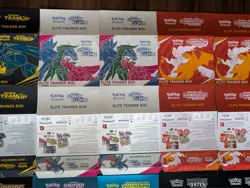 Lot 15 Pokemon Elite Trainer Box Covers ETB Sleeves No Cards No Boxes - Image 3